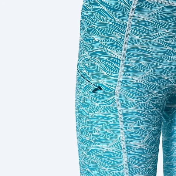 Costa Del Mar Coastal Performance Printed Leggings Size M - Picture 3 of 6